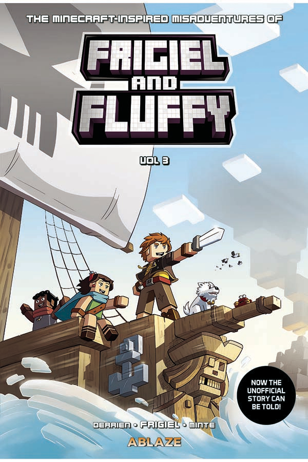 Unofficial Minecraft Inspired Misadventures of Frigiel & Fluffy Hardcover Graphic Novel 3