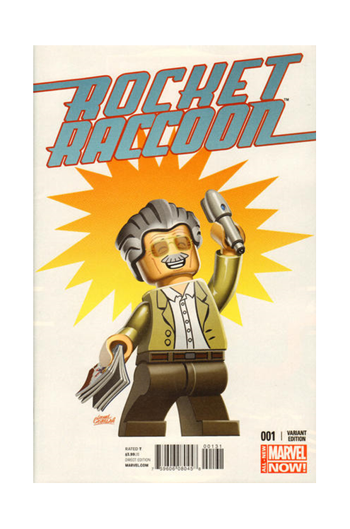 Rocket Raccoon #1 Castellani Stan Lee Lego Variant