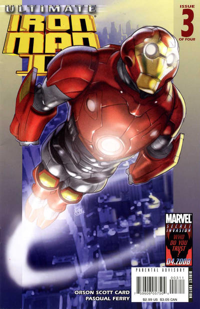 Ultimate Iron Man II #3-Very Fine (7.5 – 9)