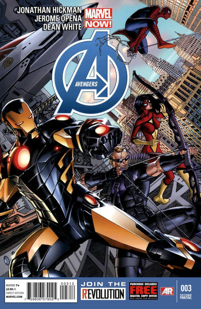 Avengers #3 [2nd Printing]-Very Fine (7.5 – 9)