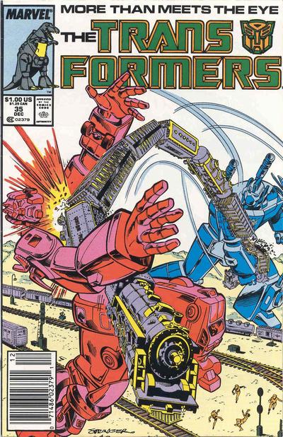 The Transformers #35 [Newsstand] - Vg+