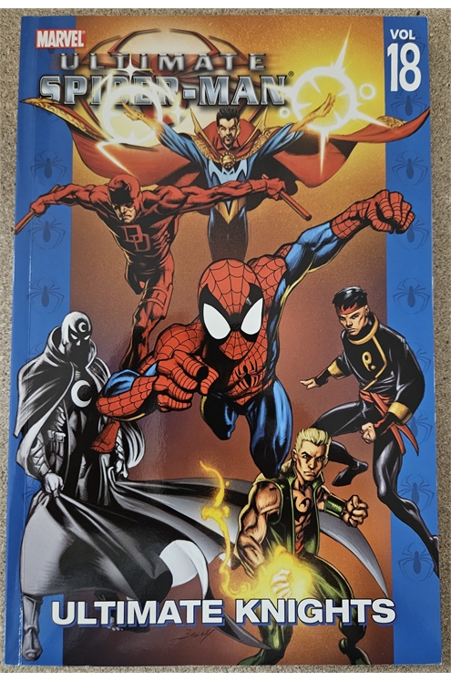 Ultimate Spider-Man Volume 18 Ultimate Knights Graphic Novel (Marvel 2007) Used - Like New