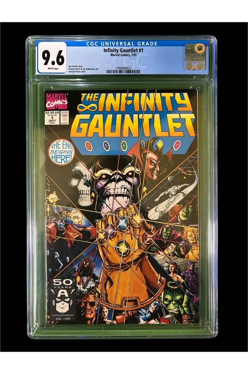 Infinity Gauntlet #1 Cgc 9.6 Marvel Jim Starlin