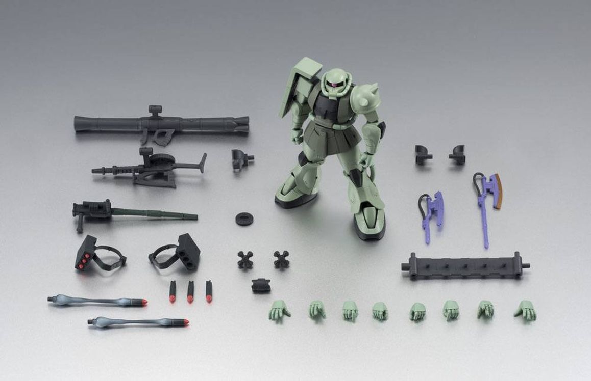 Moblie Suit Gundam Robot Spirits (Side Ms) Ms-06 Zaku II Ver. A.N.I.M.E. Xx Action Figure