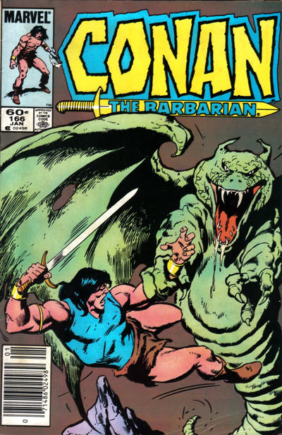 Conan The Barbarian #166 [Newsstand]-Very Good (3.5 – 5)