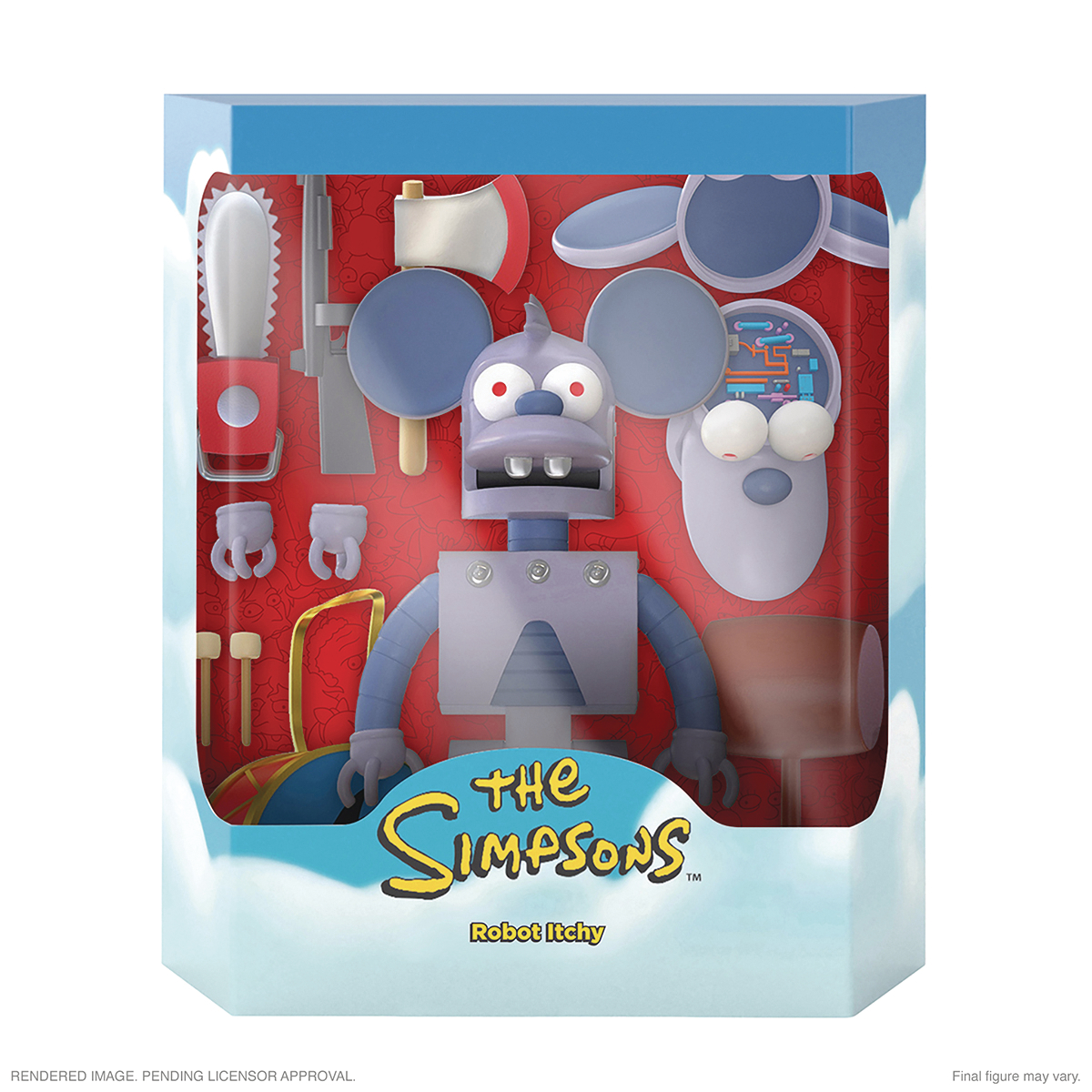 Simpsons Ultimates Robot Itchy Action Figure