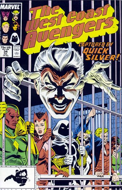 West Coast Avengers #34 [Direct]-Fine (5.5 – 7)