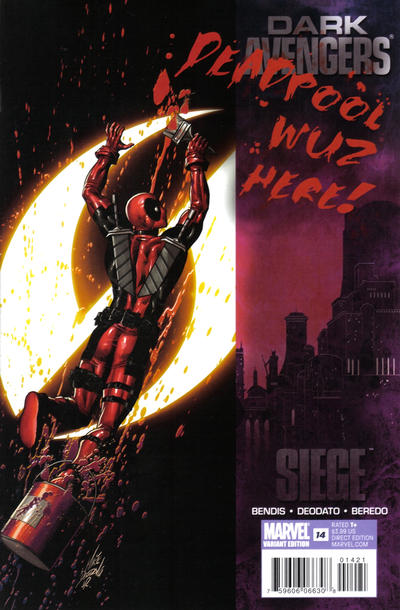 Dark Avengers #14 [Limited 1 For 15 Deadpool Variant Cover By Mike Deodato Jr]-Near Mint (9.2 - 9.8)