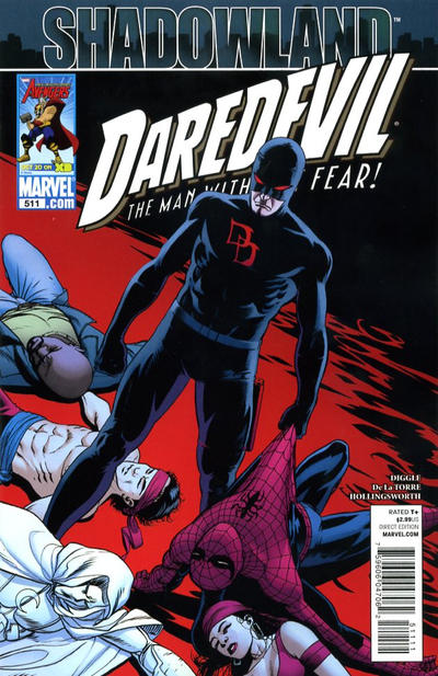 Daredevil #511 [Direct Edition]-Very Fine (7.5 – 9)