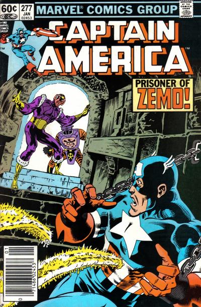 Captain America #277 [Newsstand]-Fine 