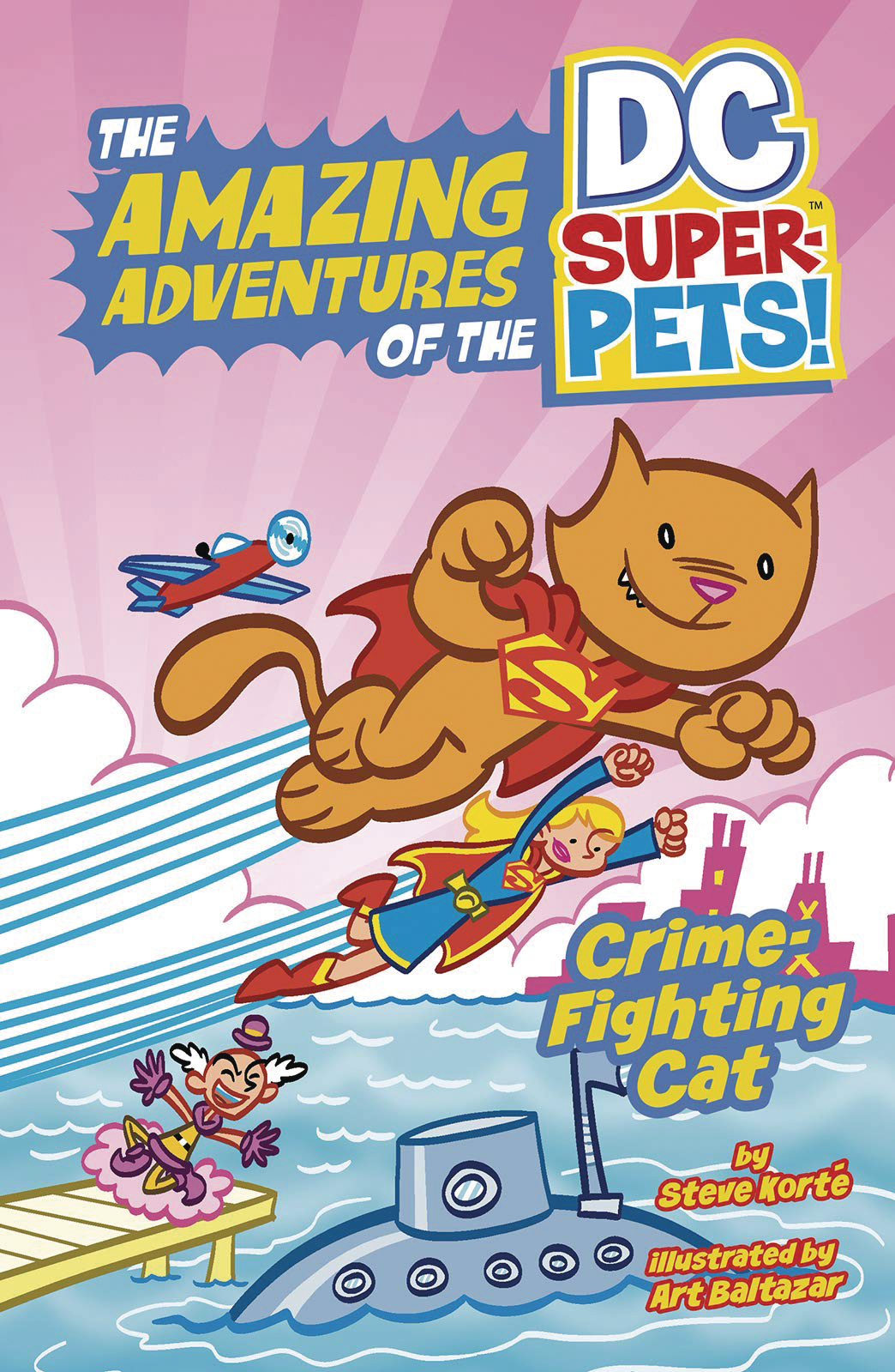 DC Super Pets Young Reader Graphic Novel Crime Fighting Cat