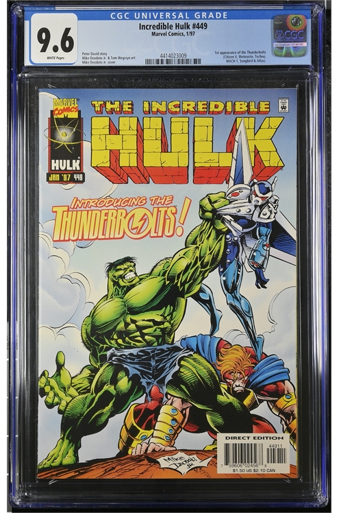 Incredible Hulk #449 Cgc 9.6