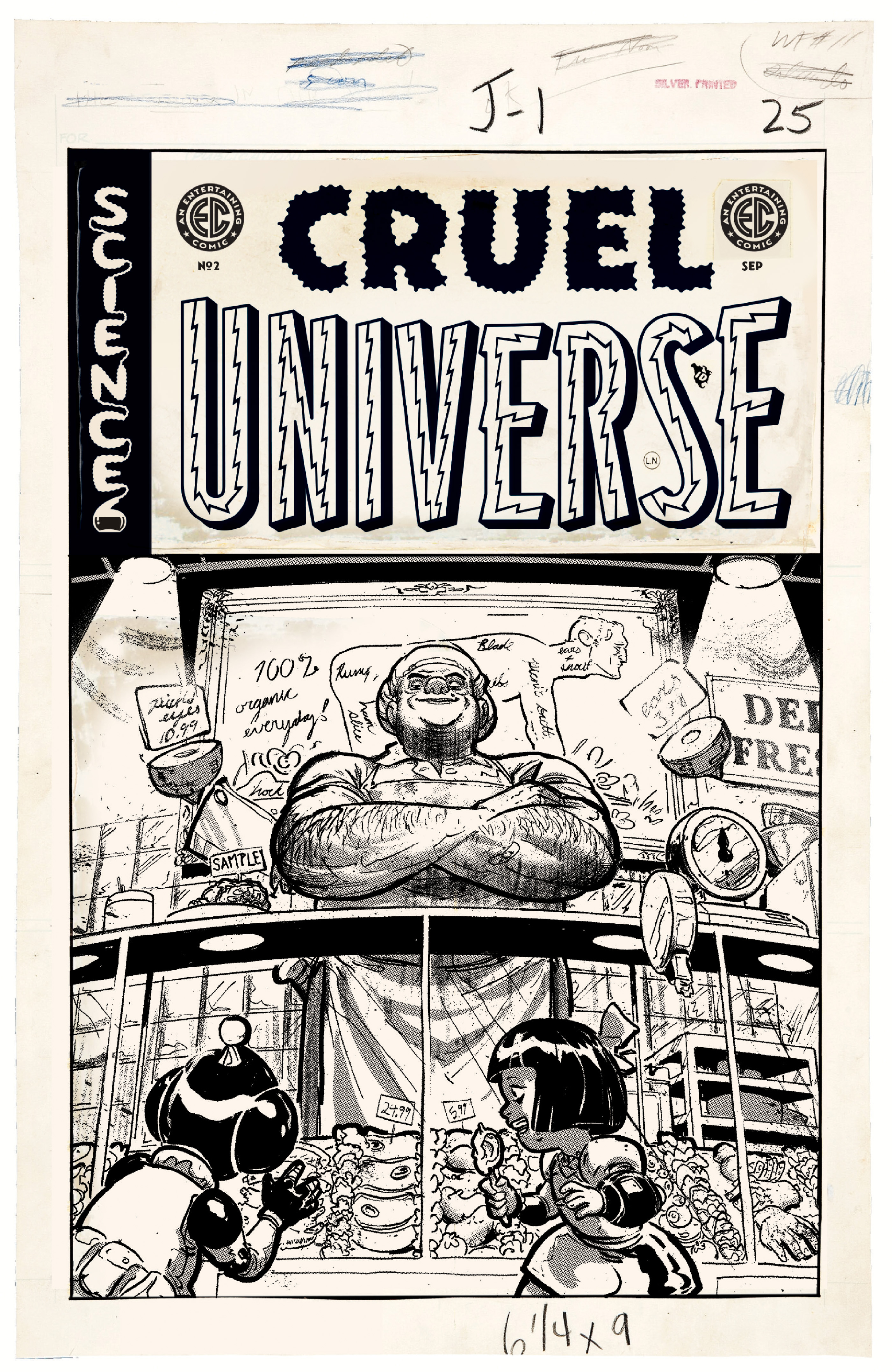 EC Cruel Universe #2 Cover D 1 for 20 Incentive Riley Rossmo Artist Edition Variant (Mature) (Of 5)