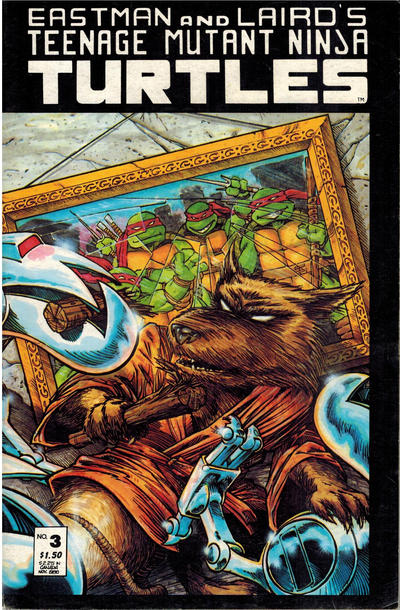 Teenage Mutant Ninja Turtles #3 [2nd Printing]-Fine (5.5 – 7)