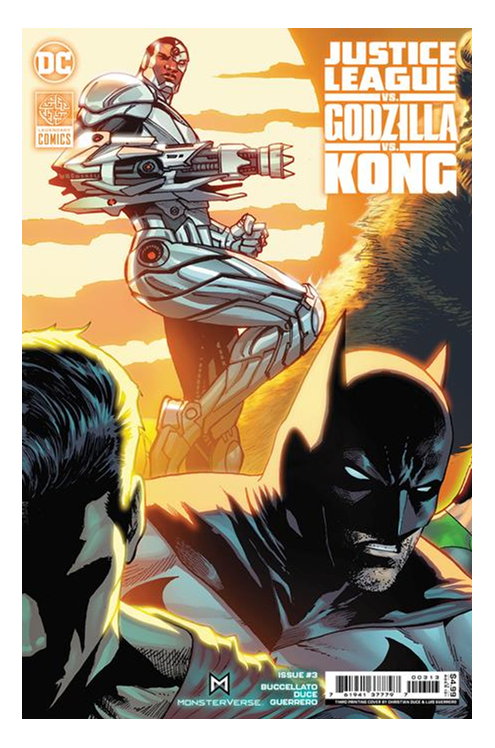 Justice League Vs Godzilla Vs Kong #3 Final Printing