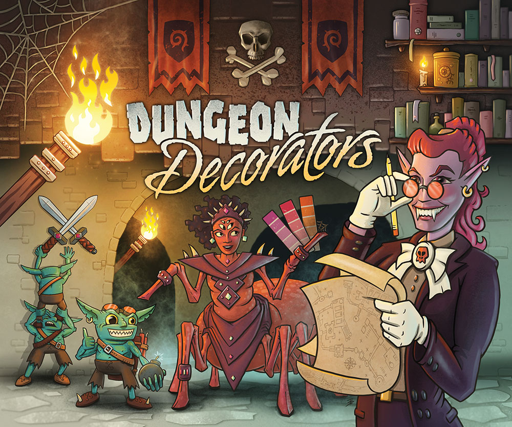 Dungeon Decorators Tile Drafting Demo Board Game