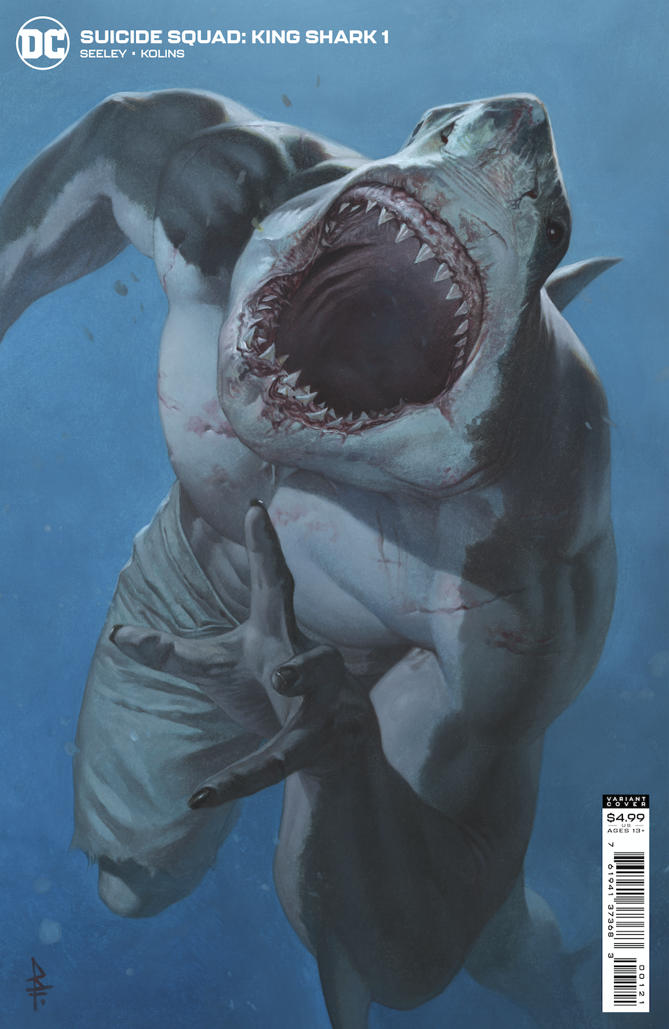 Suicide Squad King Shark #1 Cover B Riccardo Federici Card Stock Variant (Of 6)