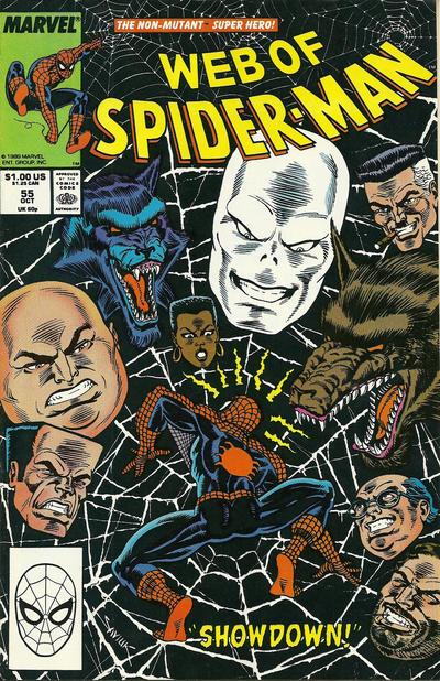 Web of Spider-Man #55 [Direct]-Fine (5.5 – 7)