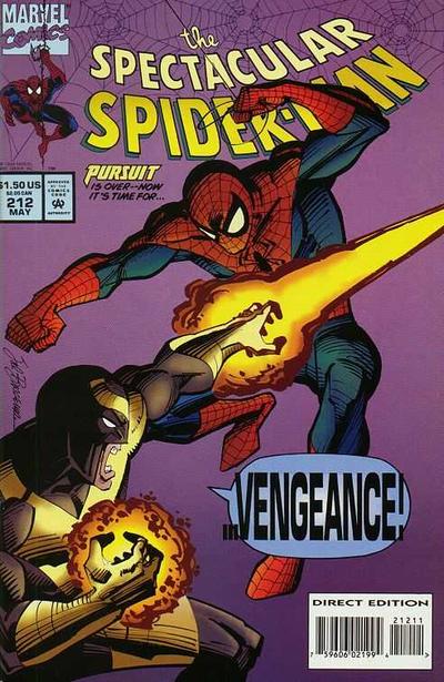 The Spectacular Spider-Man #212 [Newsstand]-Fine 