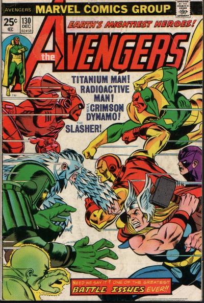 The Avengers #130-Fair (1.0 - 1.5) (Marvel Value Stamp Removed)