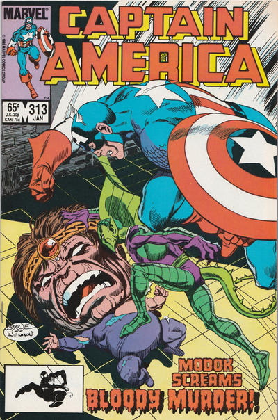 Captain America #313 [Newsstand]-Near Mint (9.2 - 9.8)