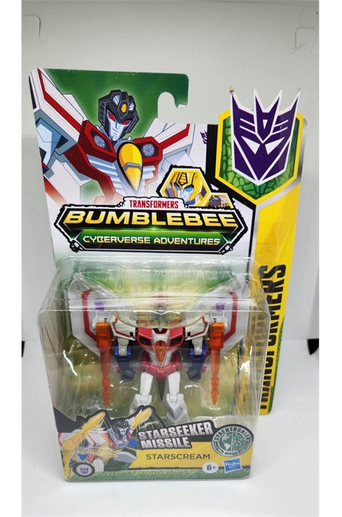 Hasbro Transformers Bumblebee Cyberverse Adventures Starscream Action Figure 