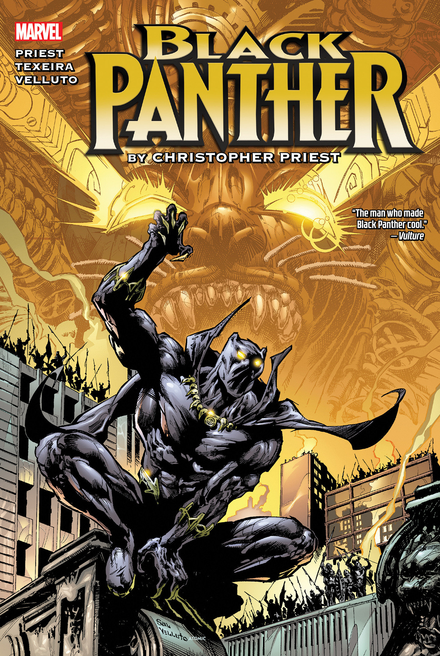 Black Panther by Priest Omnibus Hardcover Volume 1 Velluto Direct Market Edition
