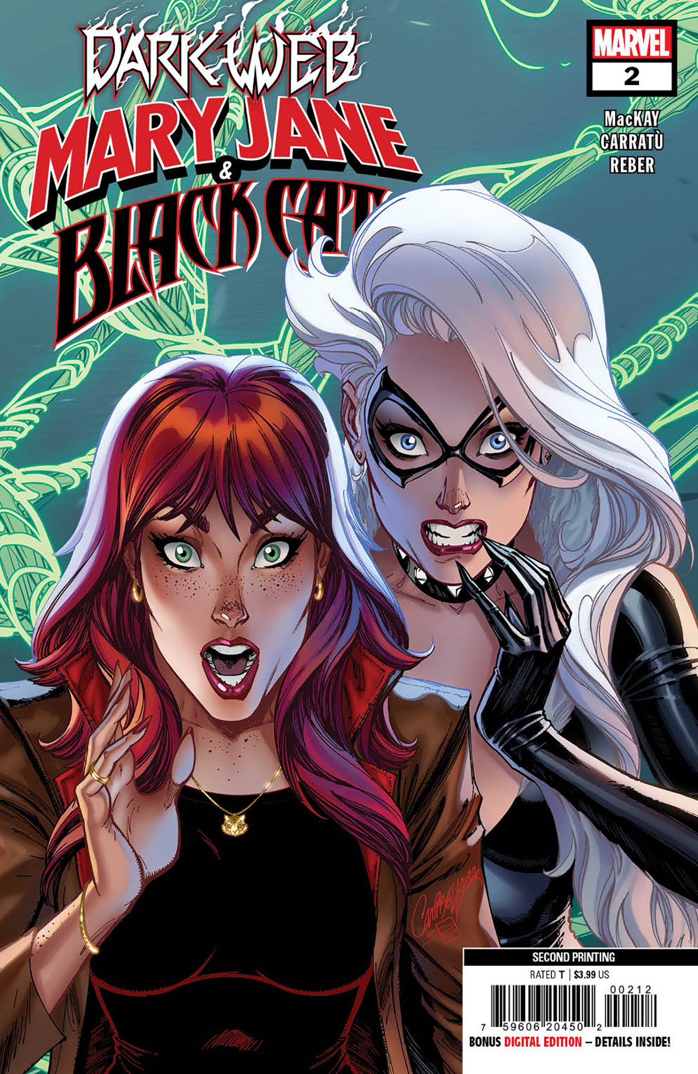 Mary Jane & Black Cat #2 2nd Printing Campbell Variant (Of 5)