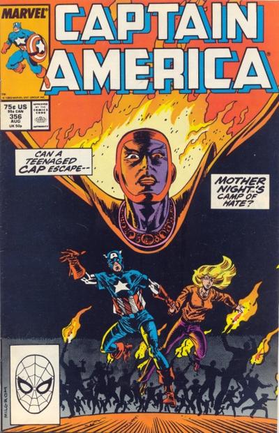 Captain America #356 [Direct]-Fine 