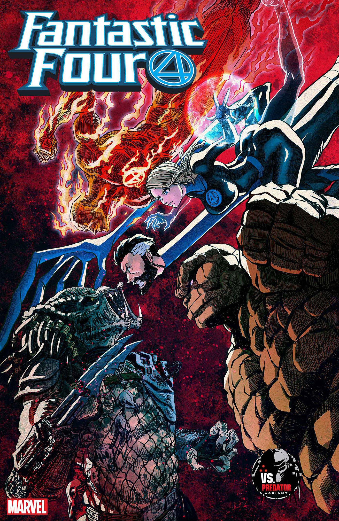 Fantastic Four #46 Superlog Predator Variant (2018)