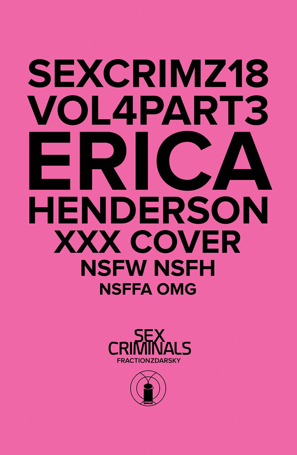 Sex Criminals #18 Xxx Erica Henderson Variant (2013)