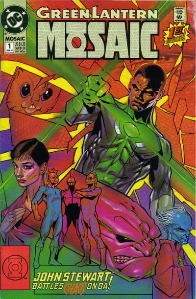 Green Lantern: Mosaic #1 [Direct](1992)-Very Fine (7.5 – 9)
