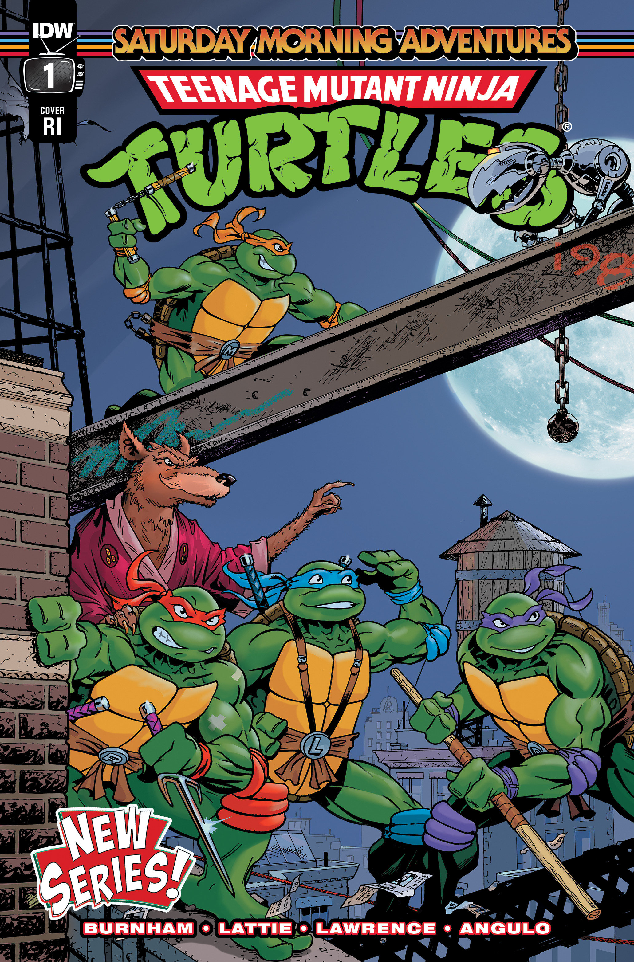 Teenage Mutant Ninja Turtles Saturday Morning Adventures Continued! #1 Cover D 1 for 10 Incentive
