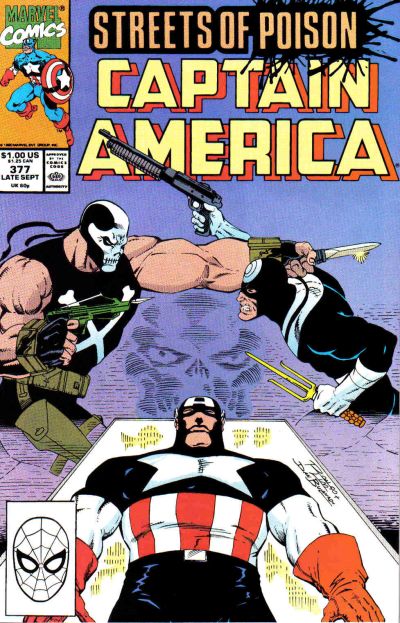 Captain America #377 [Direct] - Fn/Vf 7.0