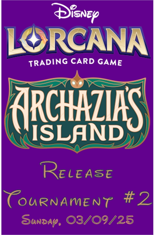 Lorcana Event: Archazia's Island Release Draft Tournament