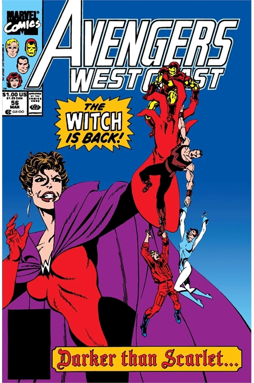 Avengers West Coast Volume 1 #56 Newsstand Edition