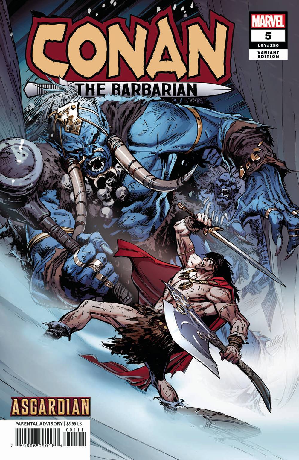 Conan the Barbarian #5 Guice Asgardian Variant (2018)