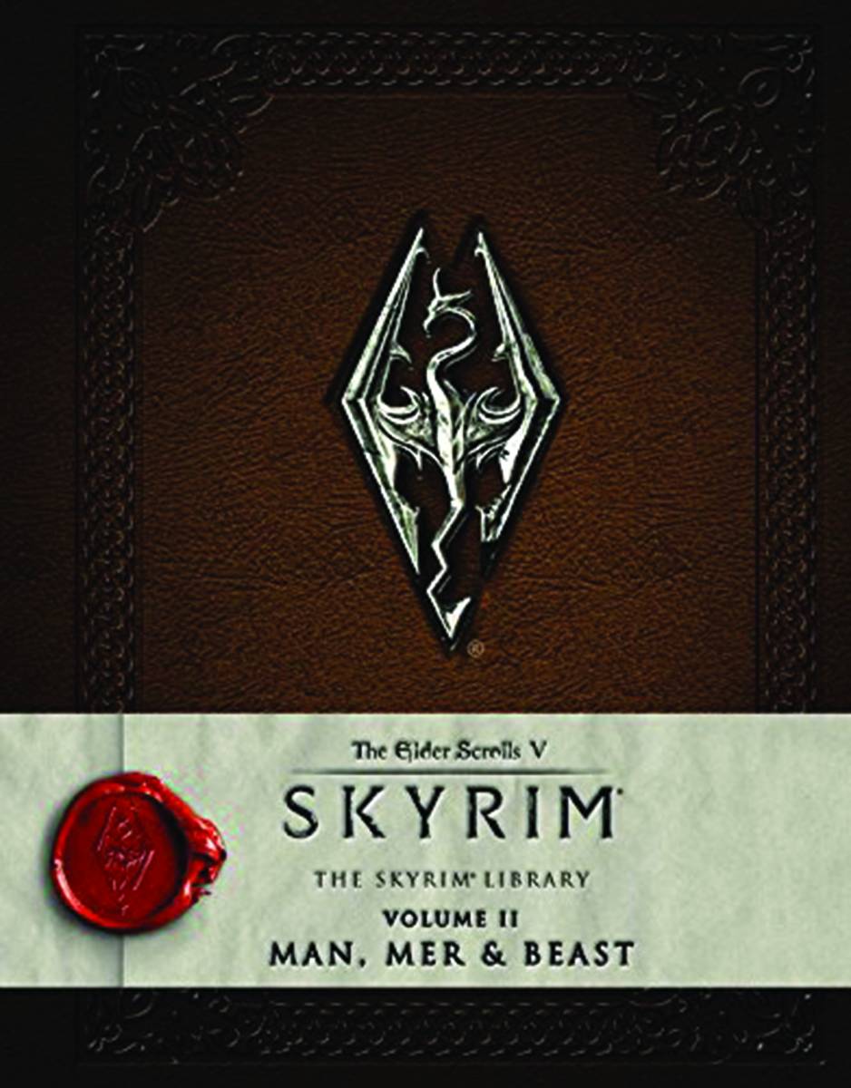 Elder Scrolls V Skyrim Library Hardcover Volume 2 Man Mer & Beast