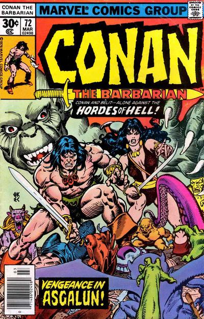 Conan The Barbarian #72 [Regular Edition]-Good (1.8 – 3)