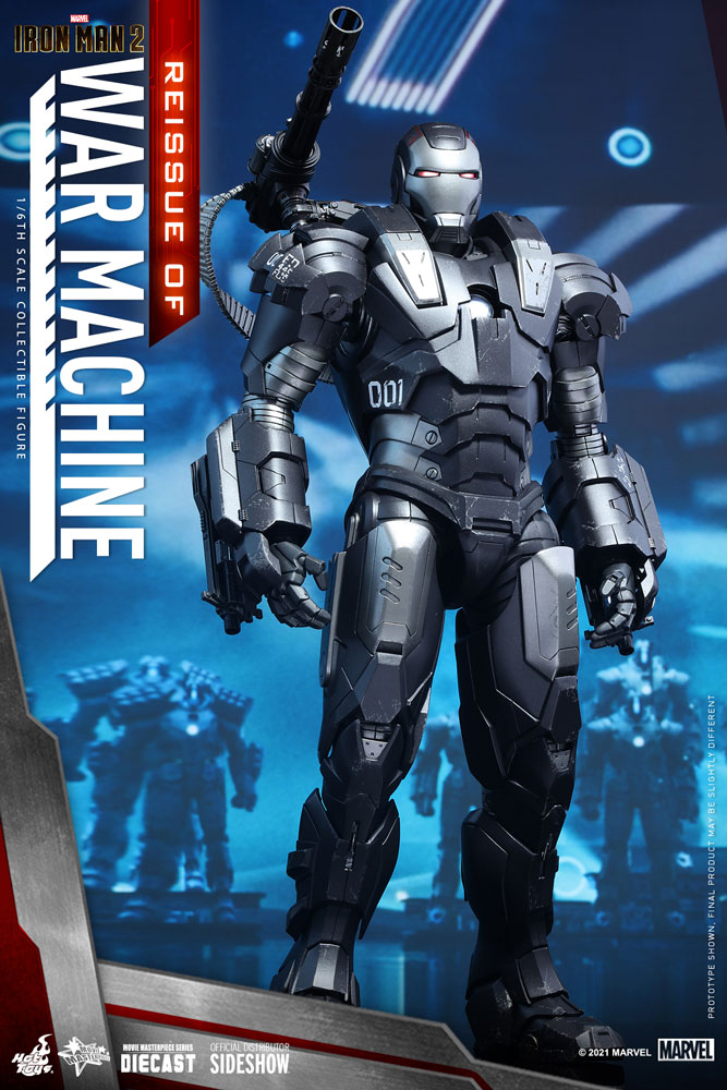 Hot Toys 1/6 Scale Iron Man 2 War Machine Reissue Figure