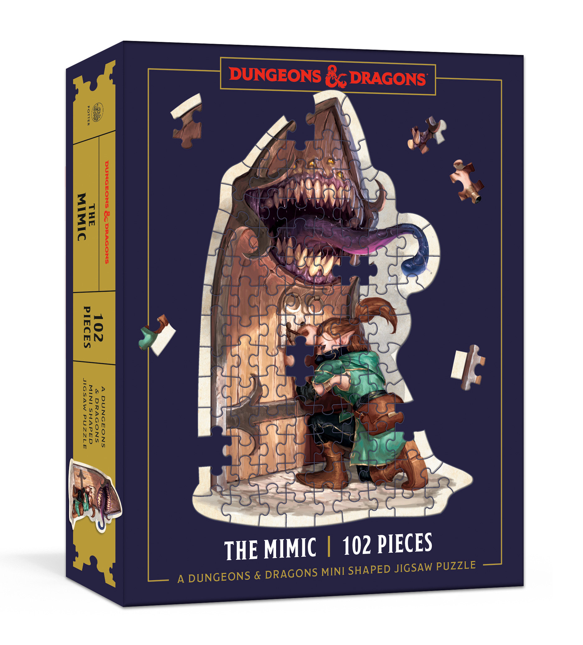 Dnd Mini Shaped Jigsaw Puzzle The Mimic Edition