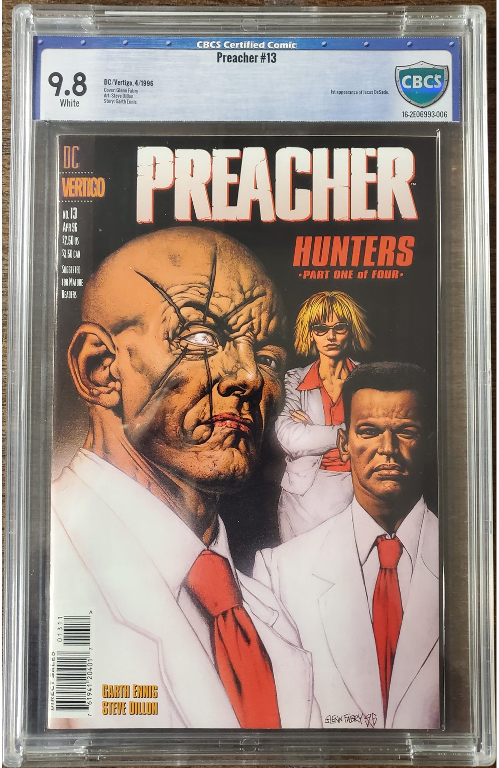 Preacher #13 (DC 1996) Cbcs 9.8