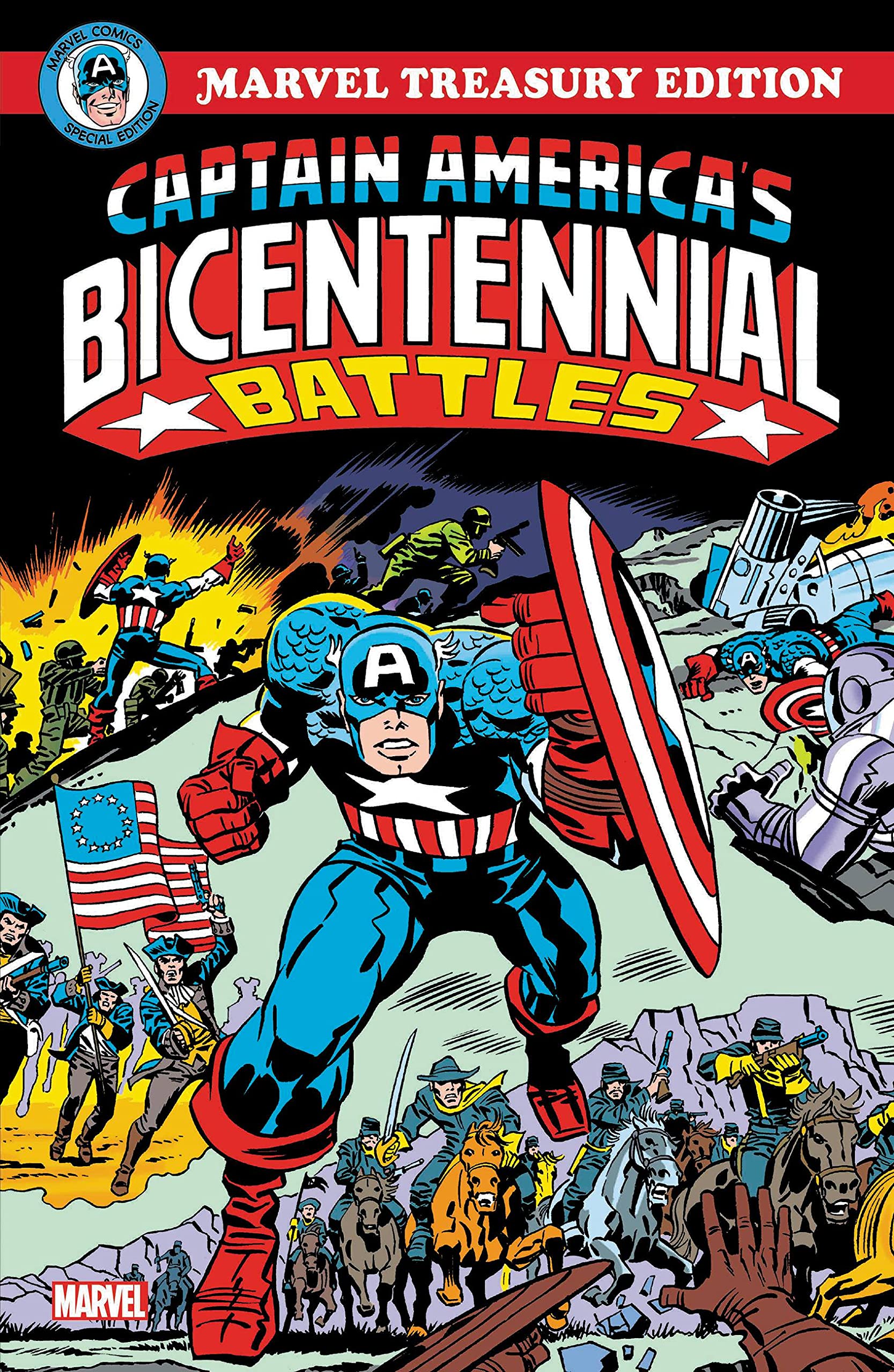 Captain America Bicentennial Battles Graphic Novel New Treasury Edition