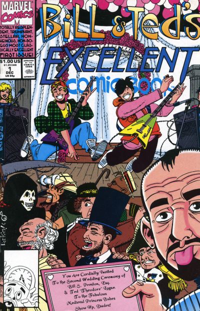 Bill & Ted's Excellent Comic Book #1 [Direct]-Fine