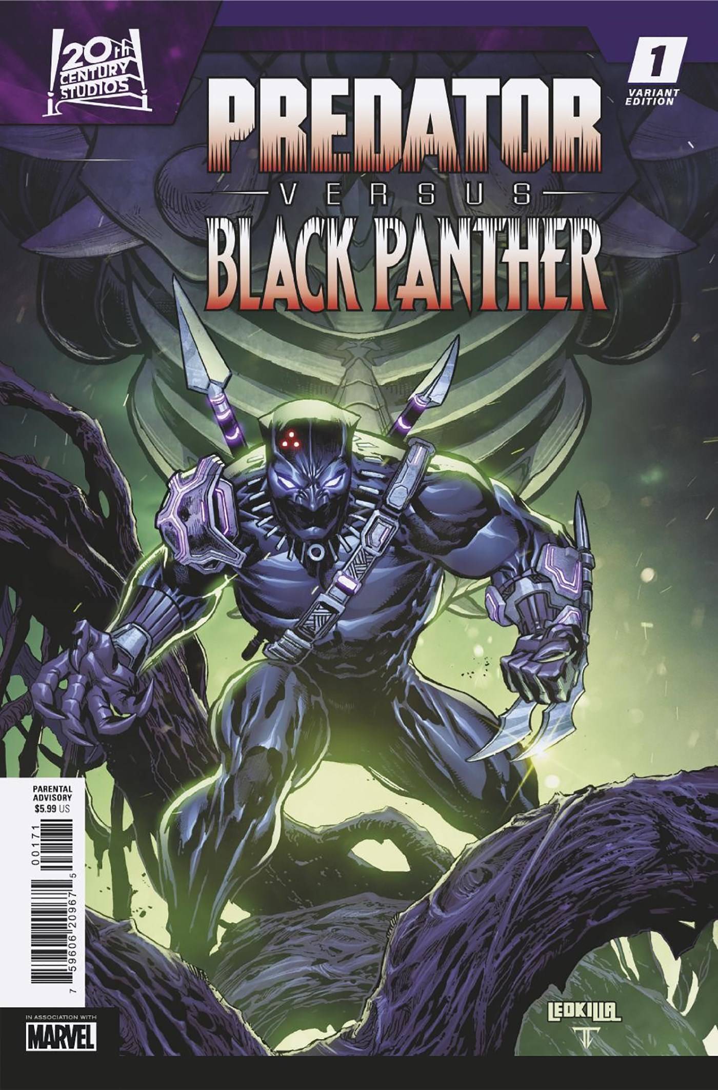 Predator Vs. Black Panther #1 Ken Lashley Variant