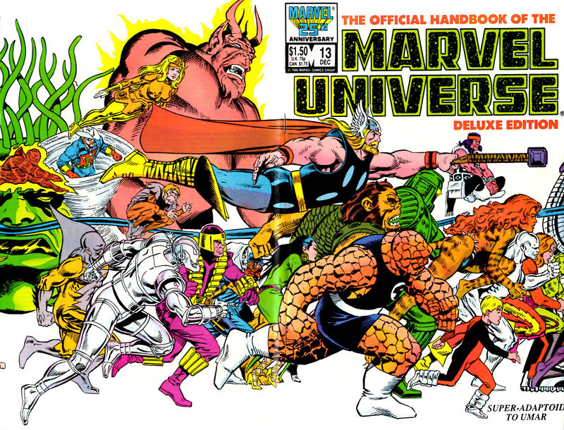 The Official Handbook of The Marvel Universe Deluxe Edition #13 [Direct]-Very Fine (7.5 – 9)