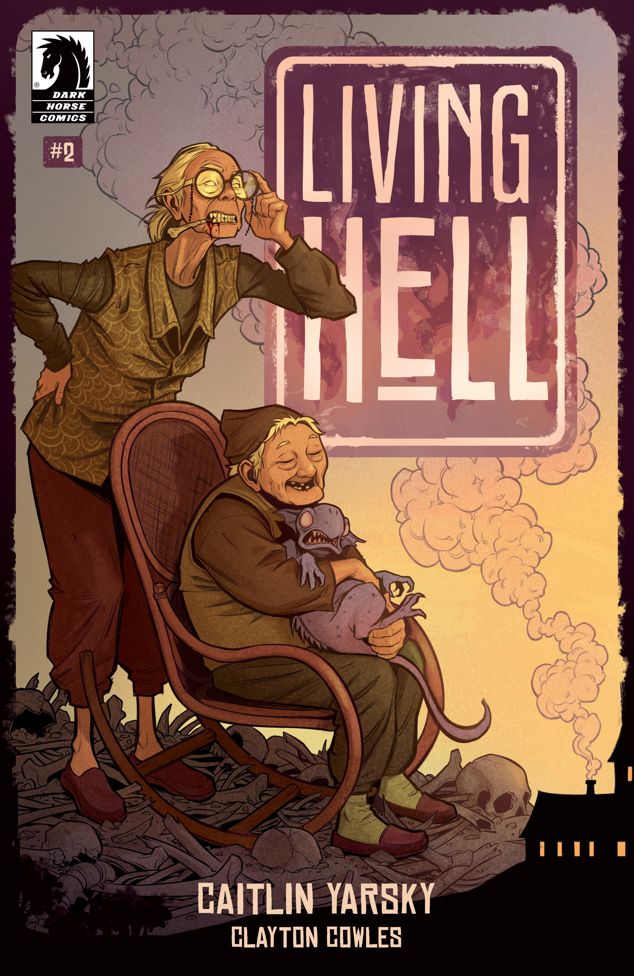 Living Hell #2 Cover A (Caitlin Yarsky)