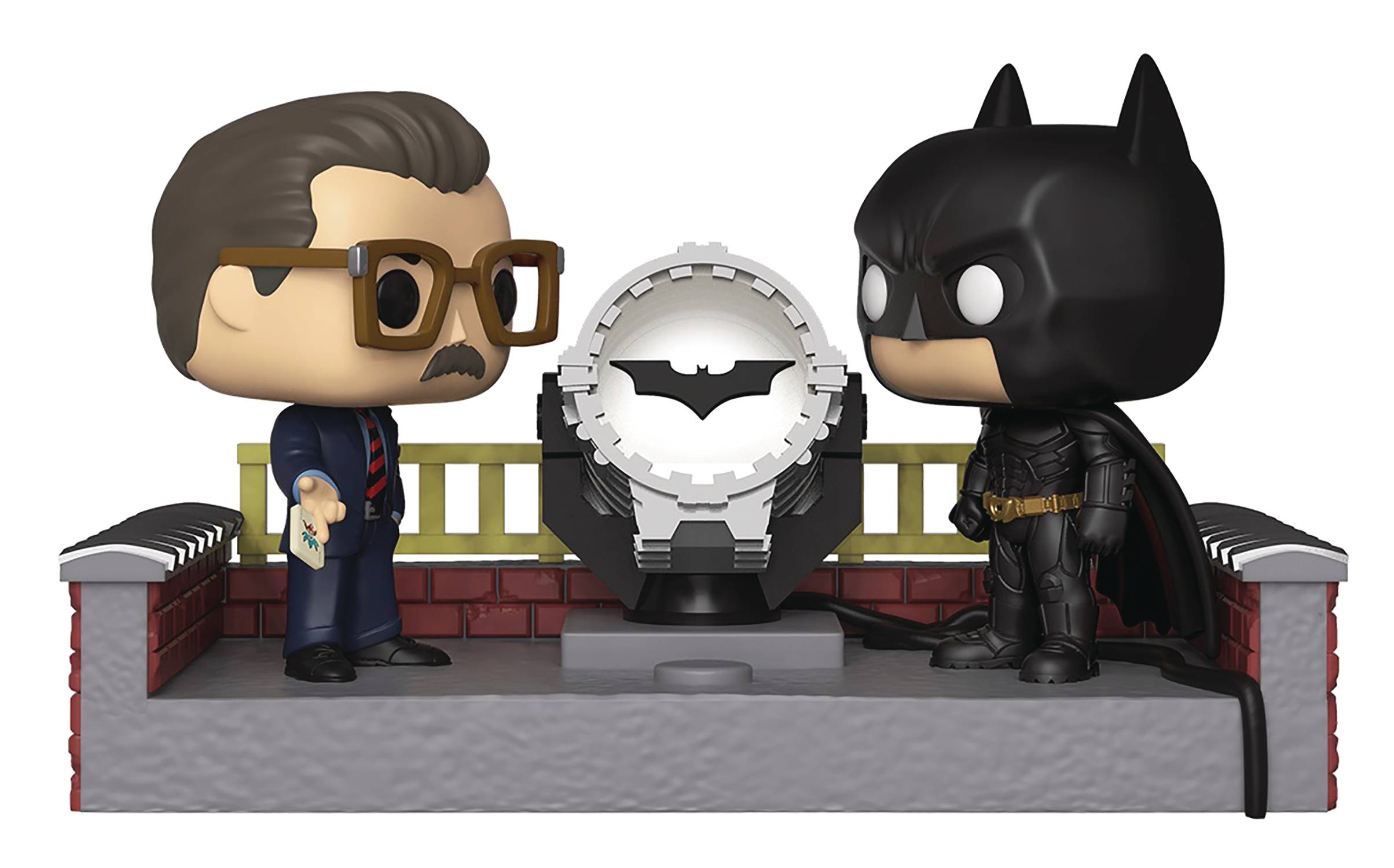 Pop Movie Moment Batman 80th Light Up Bat Signal Vinyl Figure