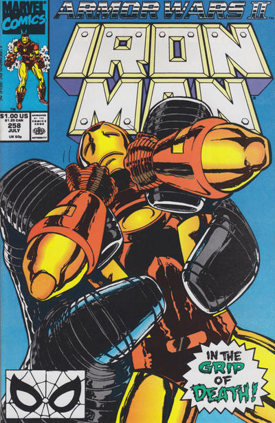 Iron Man #258 [Direct]-Near Mint (9.2 - 9.8)