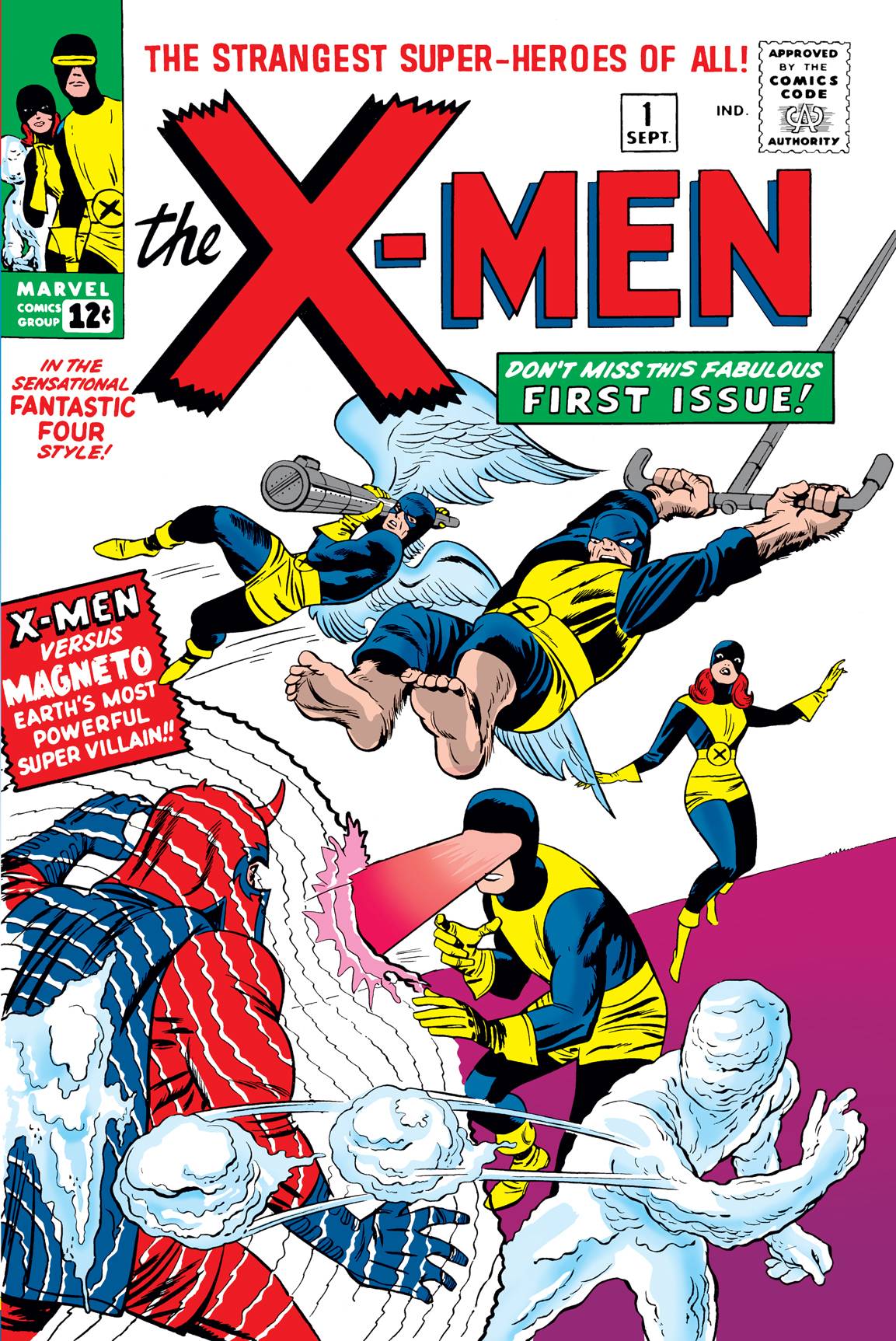 Mighty Marvel Masterworks X-Men Strangest Super Heroes Graphic Novel Volume 1 Direct Market Edition